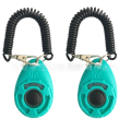 Mayorista de entrenamiento de mascotas mejorado Clicker Calidad Pro Strap Strap Dog Clickers